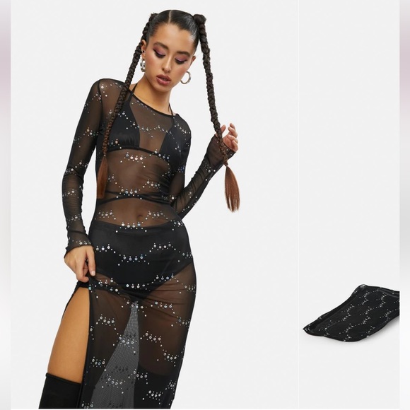 Lunar Fantasy Mesh Maxi Dress - Picture 2 of 4